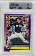 2025 Topps Series 1 Cade Povich RC 1990 NNOF 35th Anniversary No Name /35 BGS 9