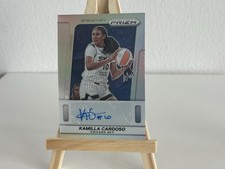 2025 Panini WNBA Prizm Kamilla Cardoso Auto Silver Prizm Throwback Card #TB-KC