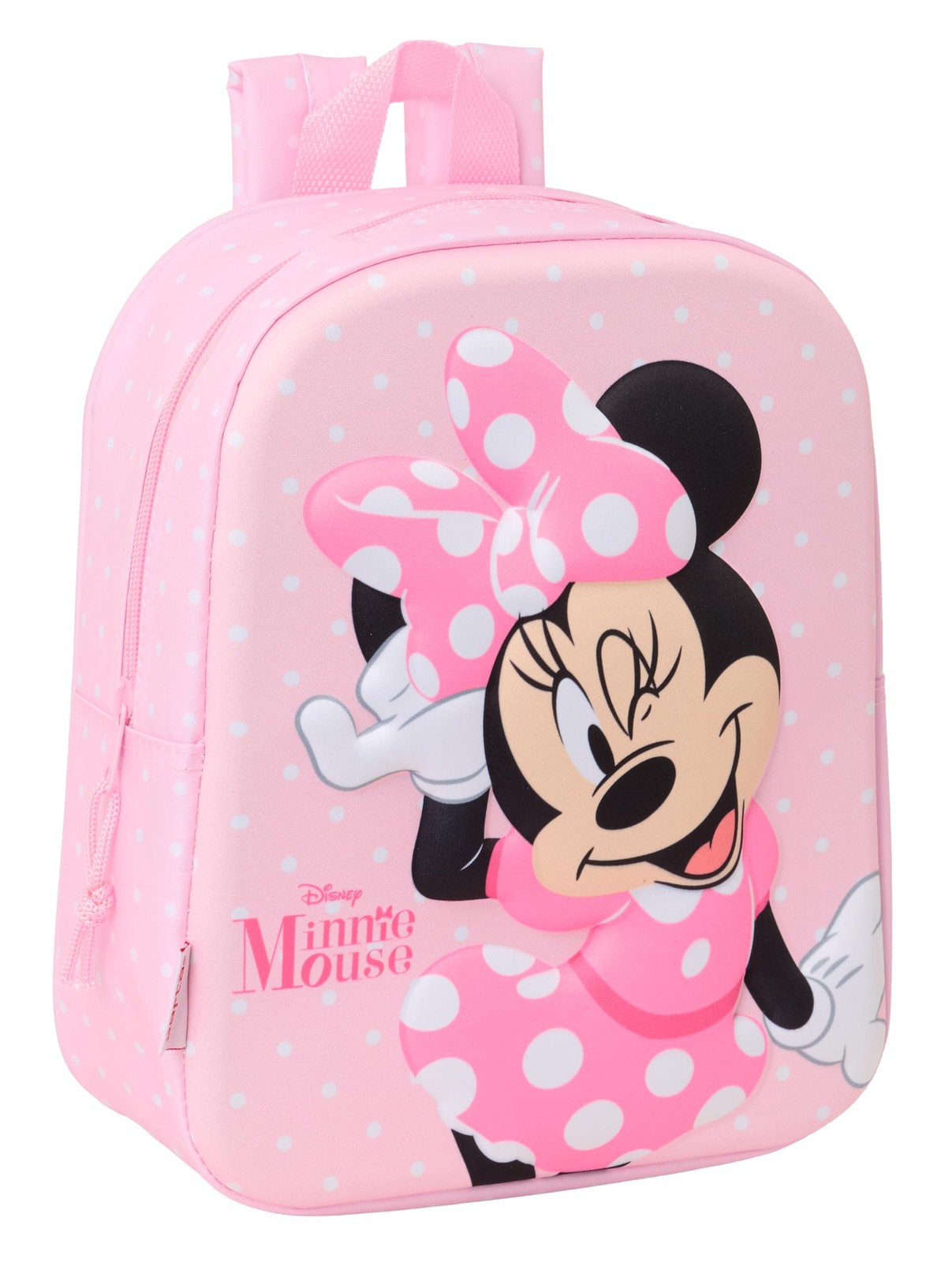 Safta MINNIE MOUSE 3D - Nursery Backpack 3D, Adaptable to Cart, Easy Cleaning, I