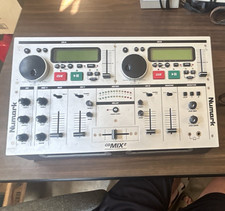Numark CD MIX 2 2-Channel Digital DJ Mixer Controller Portable Silver.