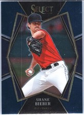 2022 Panini Select #147 Shane Bieber Blue Retail Base Cleveland Guardians