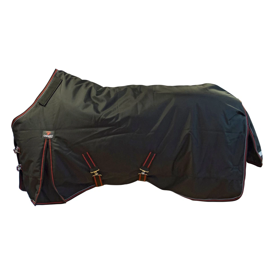 CATAGO Endurance 1680D Outdoordecke für Pferde, 0g - schwarz - 115 cm Decke
