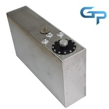 17 Gallon Slim Race Fuel Cell Gas Tank W Level Sender Top-feed Aluminum Silver 17 Gallon Slim Race Fuel Cell Gas Tank W Level Sender Top-feed Aluminum Silver