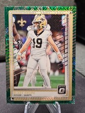 2025 Panini Donruss Optic Choice #87 Blake Grupe DRAGON PRIZM SN 07/24 Saints
