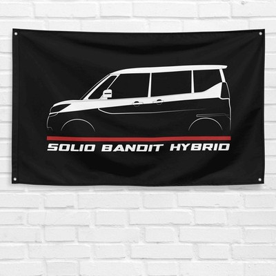 Solio Bandit Hybrid 2015-2021 3x5 ft Flag Garage Wall Decor Birthday Gift Banner