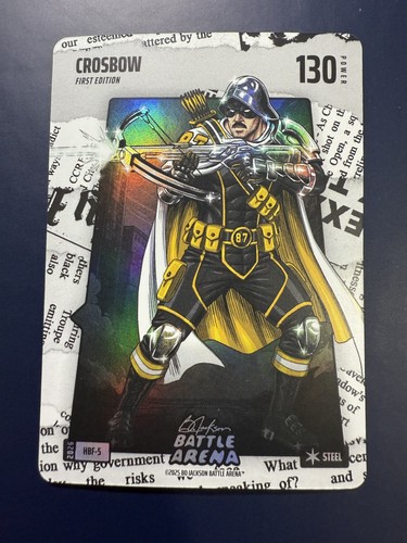 NEWS HEADLINE HOLO 2026 Bo Jackson Battle Arena Crosbow “Sidney Crosby” #HBF-5