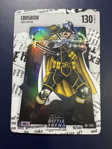 NEWS HEADLINE HOLO 2026 Bo Jackson Battle Arena Crosbow “Sidney Crosby” #HBF-5