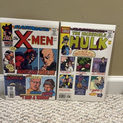 X-men & Incredible Hulk Minus 1 -1 Flashback Variant 1991 Marvel Comics NM 9.6
