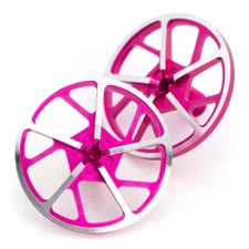 1Up Racing 80104 - Tenfold Super Light Aluminum Wing Screws (2), Pink