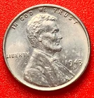 1943-D Lincoln Wheat Cent Penny GEM BU From an Original Bank Roll