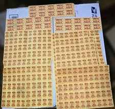 LOT OF 320 TOP VALUE STAMPS  280+ SINGLES AND 40 10 POINT STAMPS READ DESC