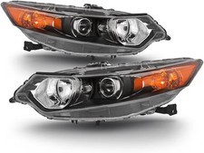 Acanii Hid Xenon Headlights Pair For 2009-2014 Acura Tsx Projector Lamps Set