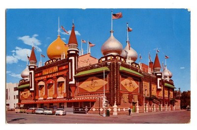 Corn Palace 1959 Mitchell South Dakota Postcard
