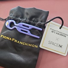 FIONA FRANCHIMON N�1 Hairpin in Purple Single with Pouch Strong Hold No Kink NEW