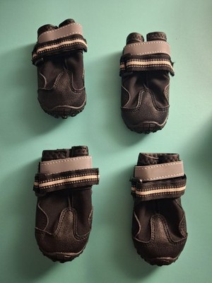 dog Boots XS in schwarz 4 Stück