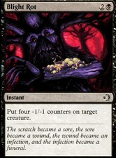 Blight Rot 89 Common Lorwyn Eclipsed NM Magic: The Gathering ECL