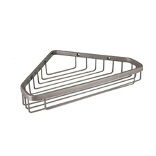 Sturdy Stainless Steel Corner Shower Caddy Basket, 9.5-Inch, Satin Nickel, Wa...