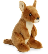 8 Inch Mini Flopsie Kangaroo Plush Stuffed Animal by Aurora