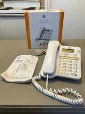 AT T CL2909 Corded Telephone White Speakerphone Caller ID Call Waiting