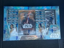 Topps Chrome Star Wars Super Box 2025 Costco Exclusive Trading Cards