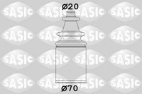 Faltenbalgsatz Antriebswelle Vorne Rechts Sasic 2873833 FÜR CitroËN Peugeot
