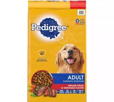 Pedigree Adult Complete Nutrition Dry Dog Food with Grilled Steak Vegetable...