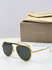 BVLGARI BV40091U Sunglasses 59-16-145 Classic Aviator Metal Frame