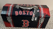 MLB Officially Licensed Boston Red Sox ProMark Metal Tool Box W Tool Tray