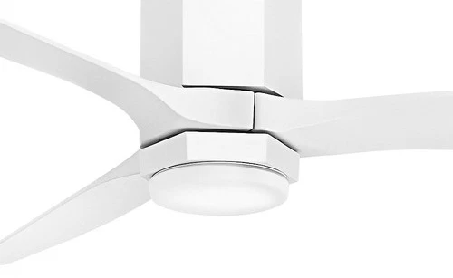 Hinkley Lighting - Facet - 3 Blade Flush Mount Ceiling Fan with Light Kit-12 - Picture 4 of 4