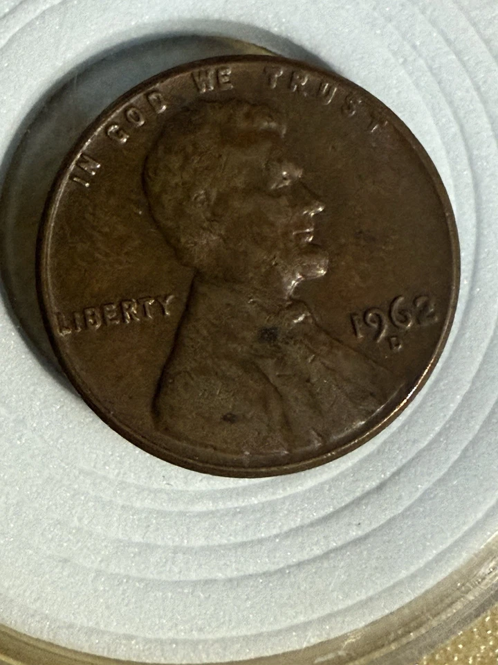 1962 D 1C RB Lincoln Memorial Cent Double Die Obverse DDO - Image 3 of 4