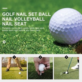 2 Sets Golf Tee Storage Case Accessories for Men Accessory Holder