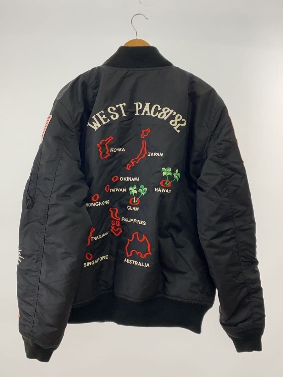 Schott Flight Jacket L Nylon Black - image 2