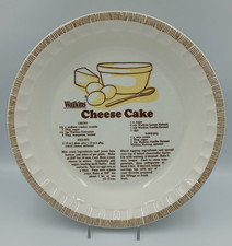 Watkins Cheese Cake Dish 1981 Baking Serving Recipe 11" NOS