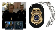 24: JACK BAUER CTU BADGE, OFFICIALLY LICENSED, BRAND NEW IN UNOPENED BOX