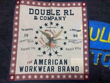 VINTAGE RRL Eagle Perseverance Western Workwear Bandana Scarf