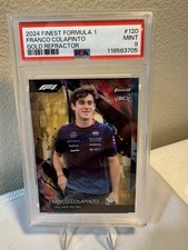 2024 Topps Finest Formula 1 Franco Colapinto PSA 9 GOLD Refractor /25 (POP 1!!)