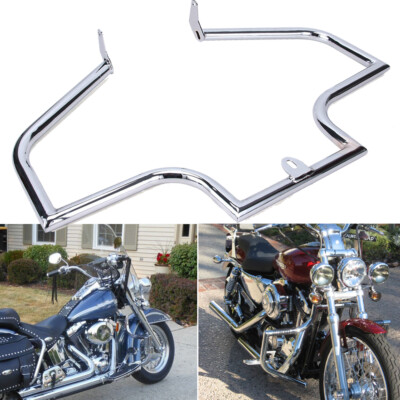 Highway Engine Guard Crash Bar For Harley Heritage Softail Fatboy Slim 2000-2014