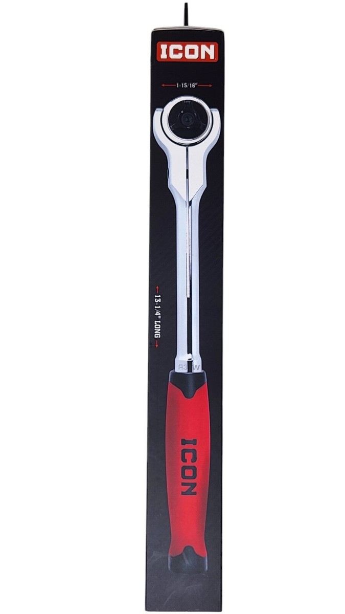 【AAKE】[UNISEX] ROUND DETAIL PT ICON 1/2 in. Drive Professional 90 Tooth Swivel Head Comfort