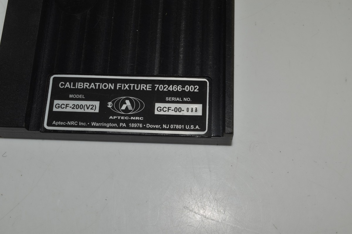 APTEC NRC MODEL GCF-200(V2) CALIBRATION FIXTURE 702466-002 (MAJ40) | eBay