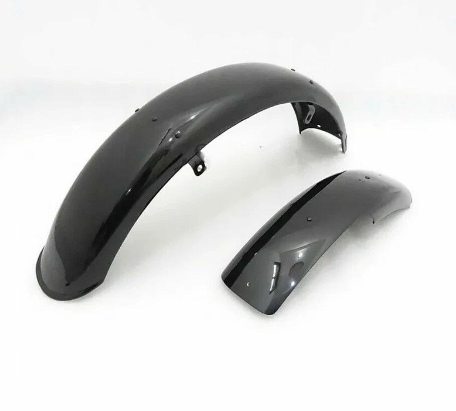 Juego de guardabarros pintado negro modelo militar Matchless G3L Ajs 16M/APTO PARA Foto 3 de 4