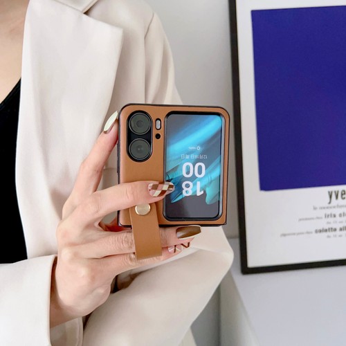 For OPPO Find N2 Flip PU Leather+TPU Protection case cover - Picture 8 of 12