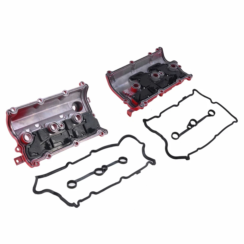 Juego de 2 cubiertas de válvula de aluminio de actualización para Nissan 370Z 2008-13 Infiniti G37 2009-20 Foto 4 de 4