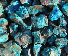 Chrysocolla "A" Grade - Rough Rocks for Tumbling - Bulk Wholesale options