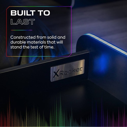 X ROCKER Electra TV Unit Stand 42" Media Centre App Controlled LED Lights Black - Picture 4 of 12