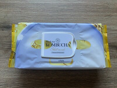 & HABIT BLACK TEA KOMBUCHA MORNING SHEET MASK SET NEW MADE IN JAPAN