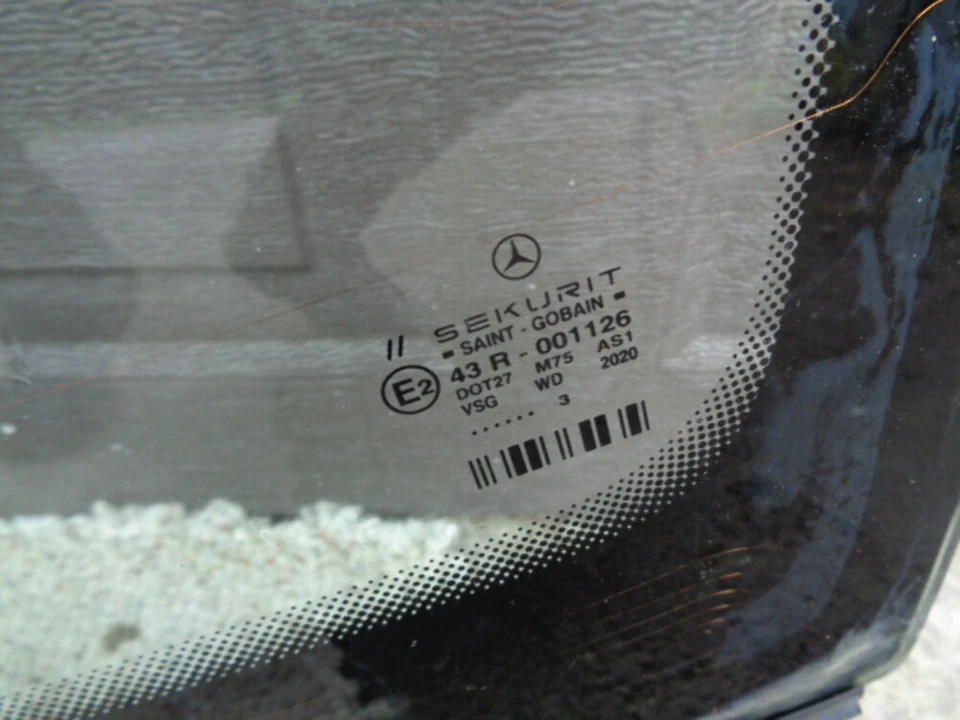 03-04 Mercedes R230 SL500 SL55 vidro, para-brisa dianteiro, 2306700901 - Imagem 2 de 4