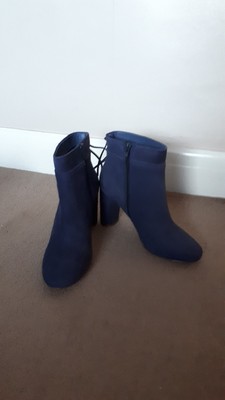 ladies navy ankle boots size 6