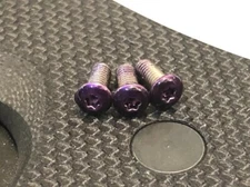 Translucent Purple Torx Screws For Cold Steel Recon 1 Knife Set of 3pcs T6 Torx