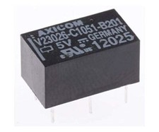 Image of 1 x 1 x TE Connectivity SPDT PCB Mount Latching Relay - 1 A, 5V dc