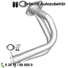 Hosenrohr für Renault 19 II 1.7 1.8 Auspuff mit Anbausatz a*